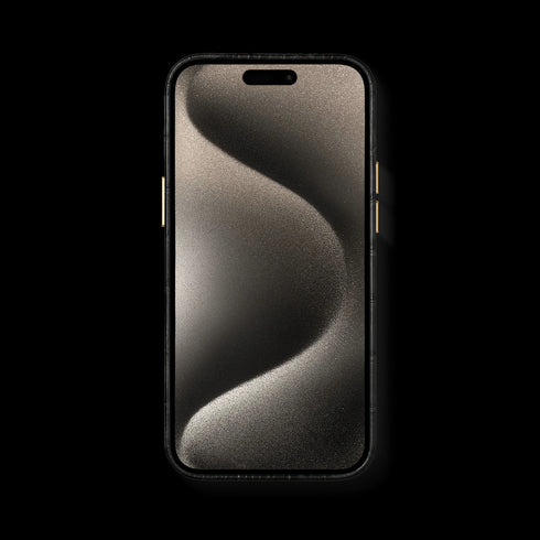 iPhone16 Case - Embossed Croco Logo